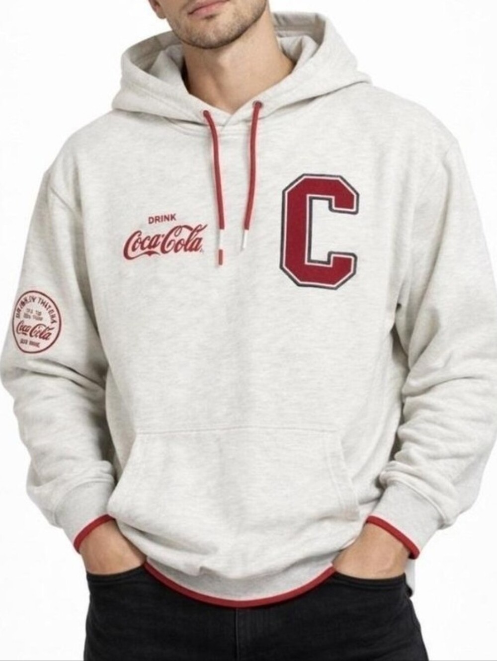 Coca-Cola Chenille Patch Unisex Hoodie